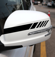2 шт. ПВХ стикер автомобиля наклейка зеркало заднего вида украшения DIY аксессуары для Audi Q3 A4L A6L Q5 Q7 A1 A3 2024 - купить недорого