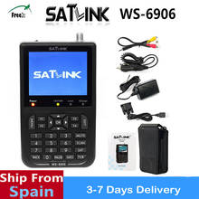 Satlink WS-6906 3.5" Digital Satellite Finder LCD DVB-S FTA Data Signal Meter Receiver WS 6906 with Bulit-in Battery 3000mAh 2024 - buy cheap