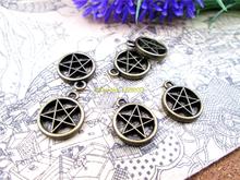 20pcs --13*16mm antique bronze  small size Pentagram Charms ,Pentagram charm DIY Charms Pendants 2024 - buy cheap