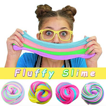 rainbow fluffy slime toys putty soft clay styrofoam light Playdough Slime supplies Plasticine Gum Polymer Clay Slijm Speelgoed 2024 - buy cheap