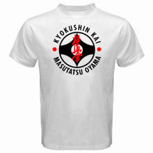2019 брендовая мужская Футболка kyokushin kai masutatsu oyama logo - Custom Мужская футболка 2024 - купить недорого