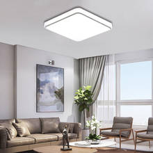 led light Flush Mount Light 85-265V Ceiling Lamps Iron Square white Ceiling Lights for Living Room Bedroom Indoor Lighting # 2024 - buy cheap