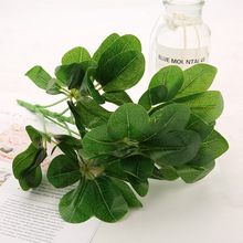 Home decoration plastic wood plant artificial flowers dries branch large leaf flower for wedding home decoration 2024 - buy cheap