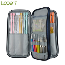 Looen Knitting Bag Empty Crochet Hook Bag Storage Pouch Knitting Kit Case Organizer Bag For Sewing Crochet Needles Scissors 2024 - buy cheap