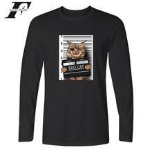 LUCKYFRIDAYF-Camiseta de moda para gato Kawaii para hombre y mujer, camisa deportiva de hip-hop, informal, de manga larga con cuello redondo, 4XL 2024 - compra barato