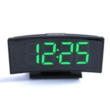 Цифровые часы со светодиодной индикацией температуры, будильник, ночные электронные часы, настольные часы в форме дуги, часы Despertador 2024 - купить недорого