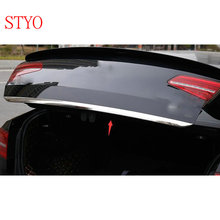 STYO  Car Stainless Steel Rear Trunk Lid Cover Trim /Tail Gate Protector Back Trunk Cover For VW PASSAT B8 2017 2024 - buy cheap