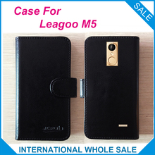 Hot!! 2017 Leagoo M5 Case Phone, 6 Colors High Quality Leather Exclusive Case For Leagoo M5 Cover Phone Bag tracking 2024 - buy cheap