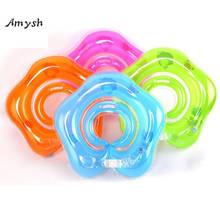 Amysh New Baby Inflatable Swimming Neck Float Inflatable Tube Ring Safety Child inflatable toys 0-2 years old Babies Swim Ring 2024 - buy cheap