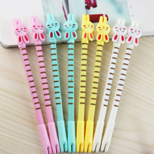 12pcs/lot Cartoon Candy color Rabbit gel pens for writing Canetas zakka kawaii stationery office school supplies Papelaria 2024 - buy cheap