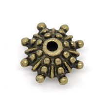 DoreenBeads Antique Bronze Snowflake Spacer Beads 12x12mm,sold per pack of 50 2024 - buy cheap