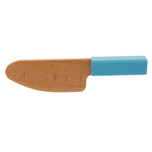 Wooden Mini Cutting Knife Kid Kitchen Toy For Role Pretend Play Gadget Blue 2024 - buy cheap