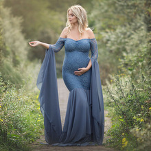 Accesorios de fotografía de maternidad, vestidos para mujeres embarazadas, ropa de encaje, vestidos de maternidad para sesión de fotos del embarazo, ropa 2024 - compra barato