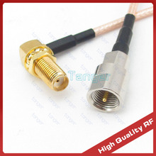 High quality 3feet FME male plug to SMA female 90 degree connector with 40inch 100cm RG316 Coaxial Pigtail Jumper Low Loss cable 2024 - buy cheap