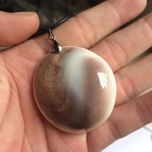oval shape natural shell pendant fine jewerly for woman for girl  wholesale ! 2024 - buy cheap