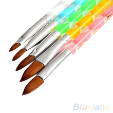 5Pcs Acrylic Design 3D Painting Drawing UV Gel DIY Brush Pen Tool Makeup brush Set  2P9H 2024 - buy cheap