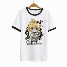 Camiseta Seraph of the End, camiseta de Anime Mikaela Hyakuya, Cosplay, camisetas de algodón de moda, envío gratis 2024 - compra barato