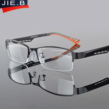 JIE.B Optical Eyeglasses Frame Women Men Computer Glasses Spectacle Half Frame For Women's Transparent Female Male Oculos 2024 - buy cheap