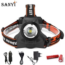 LED XML T6 Headlight Headlamp Rechargeable 18650 Head Lamp Flashlight Torch Light Forehead Lantern for Bicycle Camping Fishing 2024 - buy cheap