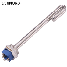 DERNORD SUS304 Heating Element 220v-240v 2KW DN25 1"BSP Screw in Type  Tube For Heating 2024 - buy cheap
