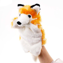plush Hand Puppet fox Dolls animals Doll early education Learning Baby Toys Marionetes Fantoche Puppets for telling story 2024 - buy cheap