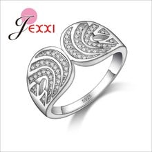 New Style Rhinestone 925 Sterling Silver Finger Rings Best Birthday Party Gifts For Friends Women Engagement Jewelry 2024 - buy cheap