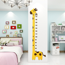 raffe Height Wall Stickers For Kids Room Kindergarten Living Room Acrylic DIY Cartoon Art Wall Decor Home Height Ruler Stickers 2024 - buy cheap