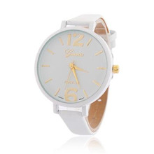 2018 модные женские часы Geneva известный бренд Женские Аналоговые кварцевые наручные часы из искусственной кожи женские часы mujer 2024 - купить недорого