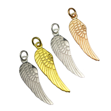 Beadsnice ID28437 925 sterling silver angel wing charm for bracelet making 2024 - купить недорого