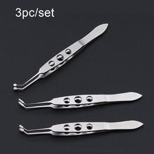 Micros Eyelid Ophthalmic Instruments three types head 10.5CM double eyelid fat Tarsal gland physiotherapy massage tweezers 2024 - buy cheap