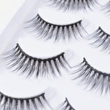 NEW 5 pairs mink eyelashes false lashes mink 3d fake eyelash extension make up cilios natural long cruelty free lash 2024 - buy cheap