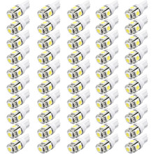 Bombillas LED T10 W5W smd 5050 para coche, luz lateral, colgante de lámpara, 5 smd 192, 168, 194, 2825, 158, 50 Uds. 2024 - compra barato