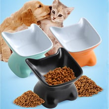 2019 New Pet Ceramic Bowl Cute Little Q Cartoon Feeder for Small Dog and Cat Feeding and Drink Water Pet Supplies Free Shipping 2024 - buy cheap