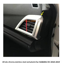 Hot Sale Car Sticker Inner Garnish Trim Front Left Right Air Conditioning Outlet Vent Frame For SUBARU XV 2018 2019 2020 2021 2024 - buy cheap
