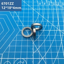 Free shipping 10pcs the high quality of ultra-thin deep groove ball bearings 6701ZZ (12*18*4mm) 61701ZZ 6701 Z 2024 - buy cheap