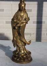 Estátua do budismo chinês em cobre de bronze kwan-yin guan yin 2024 - compre barato