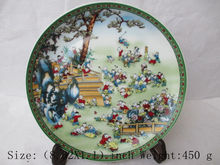 China ceramic color painting porcelain plate figure (one hundred children) 2024 - buy cheap
