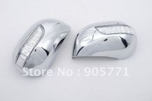 High Quality Chrome Mirror Cover With LED Blinker for Nissan Cube 04-08 free shipping 2024 - buy cheap