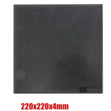 220x220x4 мм обновленная самоклеящаяся стеклянная пластина для 3D-принтера Wanhao I3 Creality ENDER-3 Anet A8 2024 - купить недорого