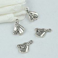 25Pcs metal Horse head Charm vintage Tibetan Silver Pendant Jewelry Products Charms Diy Pendants For Necklace Bracelets D9249 2024 - buy cheap