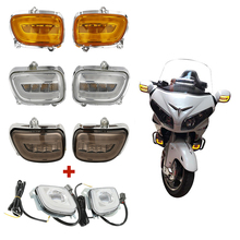 Señal de giro LED para motocicleta, Luz antiniebla de conducción y intermitente delantero para Honda Goldwing GL1800 12-17 F6B 2013-2017 2024 - compra barato