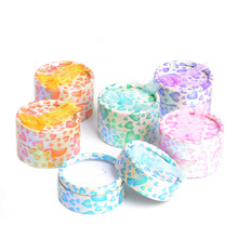 Randam Mix color Hearts 48pcs/lot 5.5x3.5cm Round Paper Jewelry Packaging Ring Boxes Earring Small Gift Boxes Holder Package 2024 - buy cheap