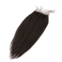 4x4 кудрявые прямые Кружевные бразильские натуральные черные предварительно выщипывающиеся 100% человеческие волосы свободная часть Remy Ever Beauty Hair Product 2024 - купить недорого