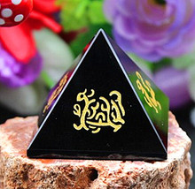 Cristal de cuarzo natural, pirámide de obsidiana curativa, gran dios, bestia, China 2024 - compra barato