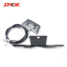 Smok-suporte da placa de identificação para motocicleta, luz led, para hyosung, gt250r, yzf, r125, ducati streetfighter, benelli 600, cbr500r 2024 - compre barato