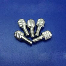 4Pcs M5 M6 Stainless Steel Screws Oval Head Knurled Hand Tighten Knob Bolt 8mm-30mm Length 2024 - buy cheap