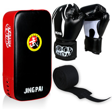 MMA Boxing Gloves+Hand Targets+Hand Wraps One Set Suit Men Women Sandbags Taekwondo Muay Thai Fight Training Sports Equipments 2024 - buy cheap