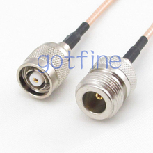 10pcs 15CM Pigtail coaxial jumper cable RG316 extension cord 6inch RP TNC male plug to N female jack RF adapter connector 2024 - buy cheap