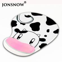 JONSNOW Gaming Mouse Pad with Wrist Rest Support Comfort Mice Mat Cow Non-flip Soft Mouse Pad Gamer for Computer PC Laptop 2024 - buy cheap