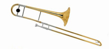 Bb Бас тромбон желтый латунный корпус с корпусом и мундштук, музыкальные инструменты 2024 - купить недорого